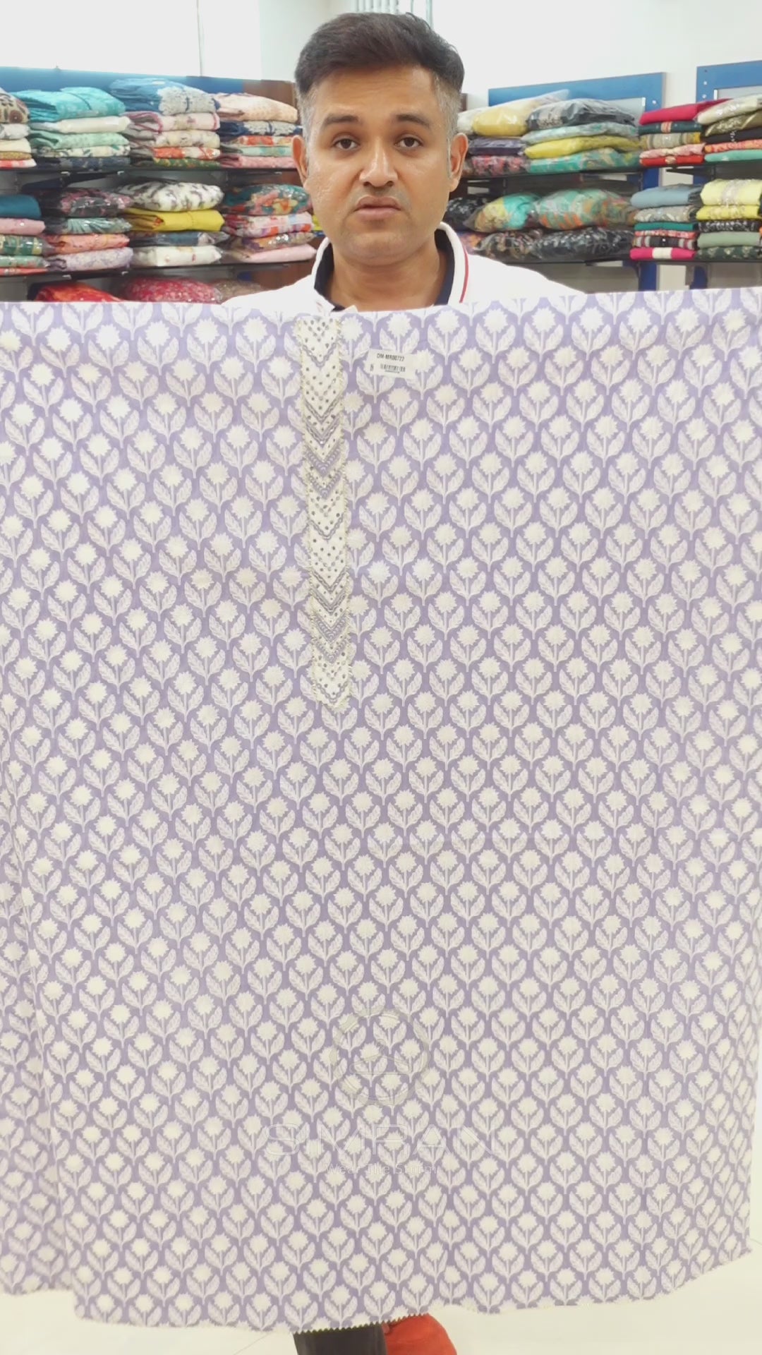 Pure Cotton Dress Material Fabric Set MR00722