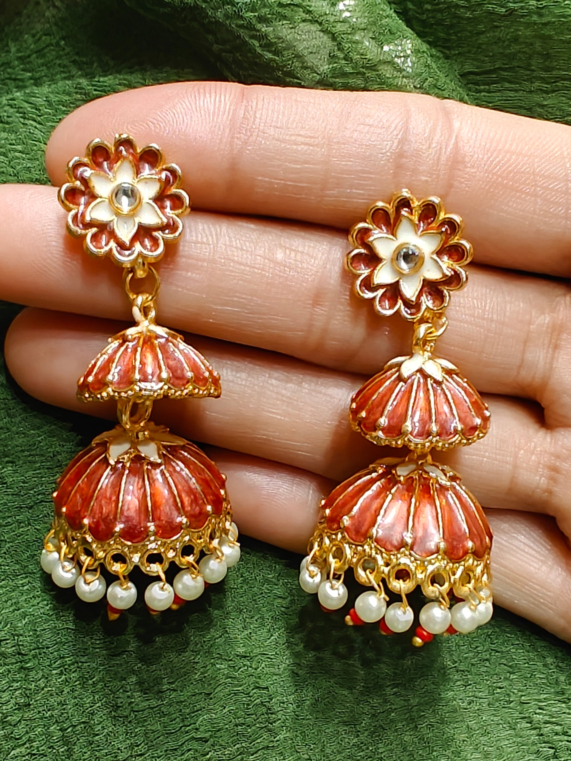 Nivedita Jhumki Earrings 012338