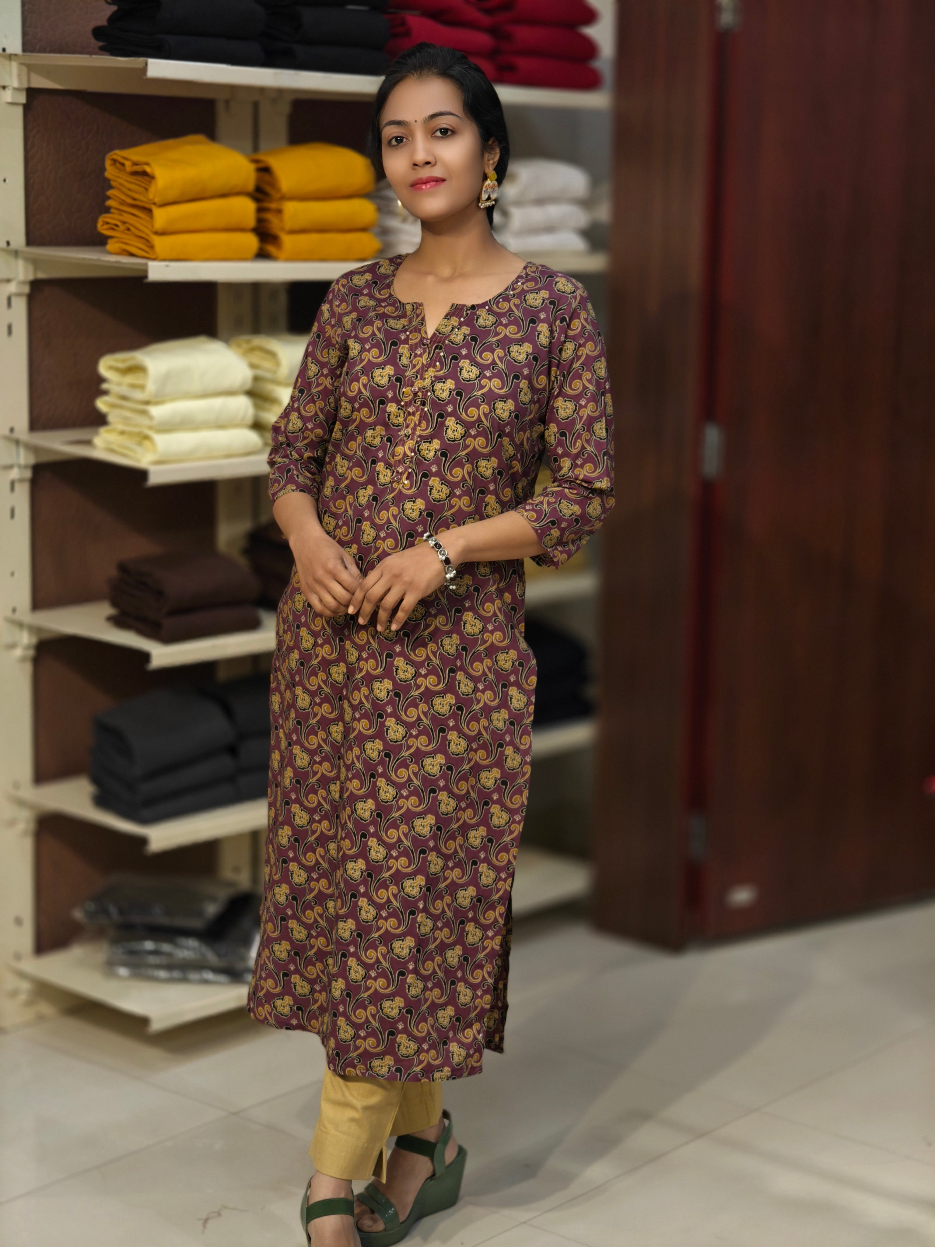 Pure Cotton Kurti 012497