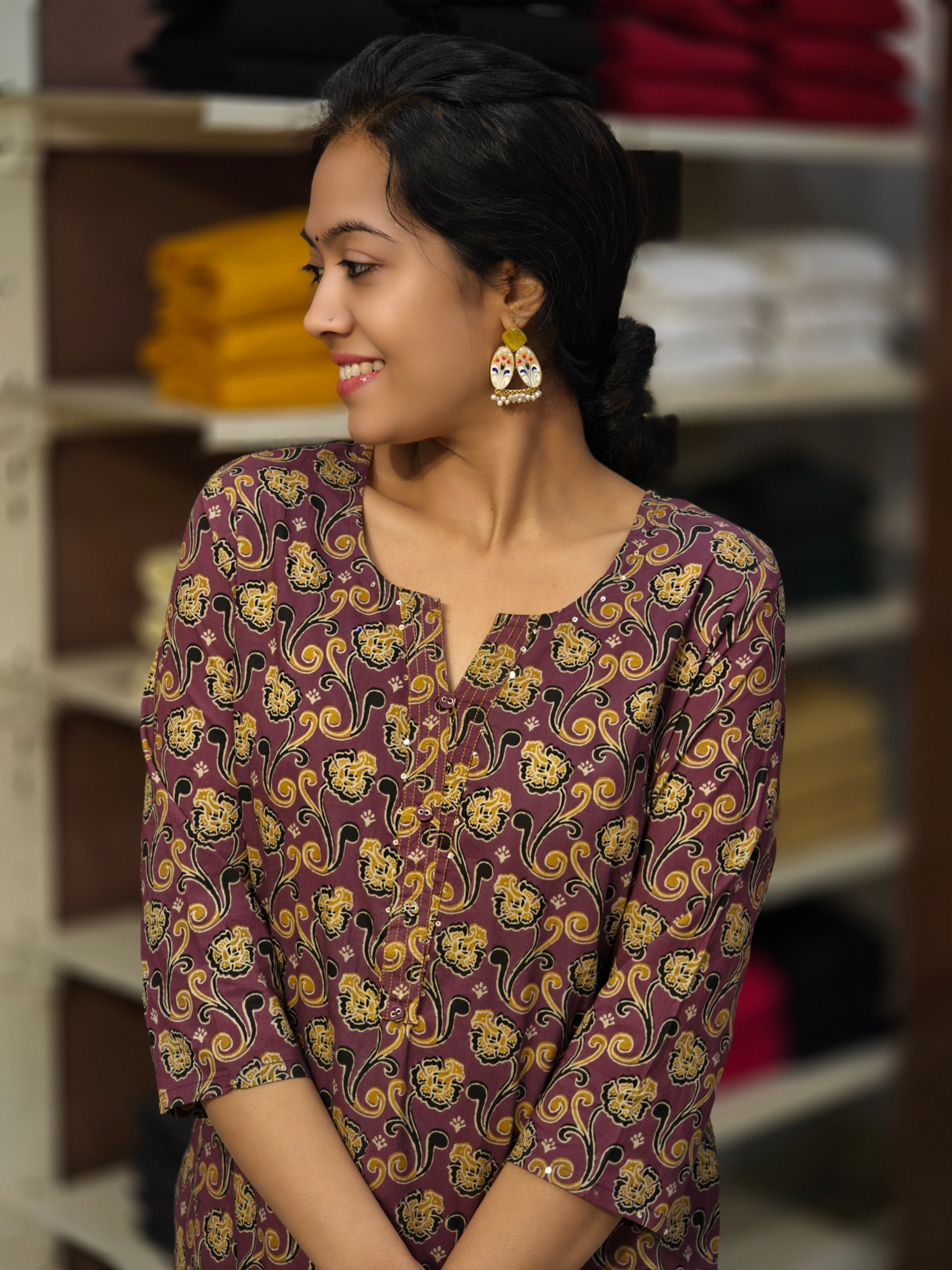 Pure Cotton Kurti 012497