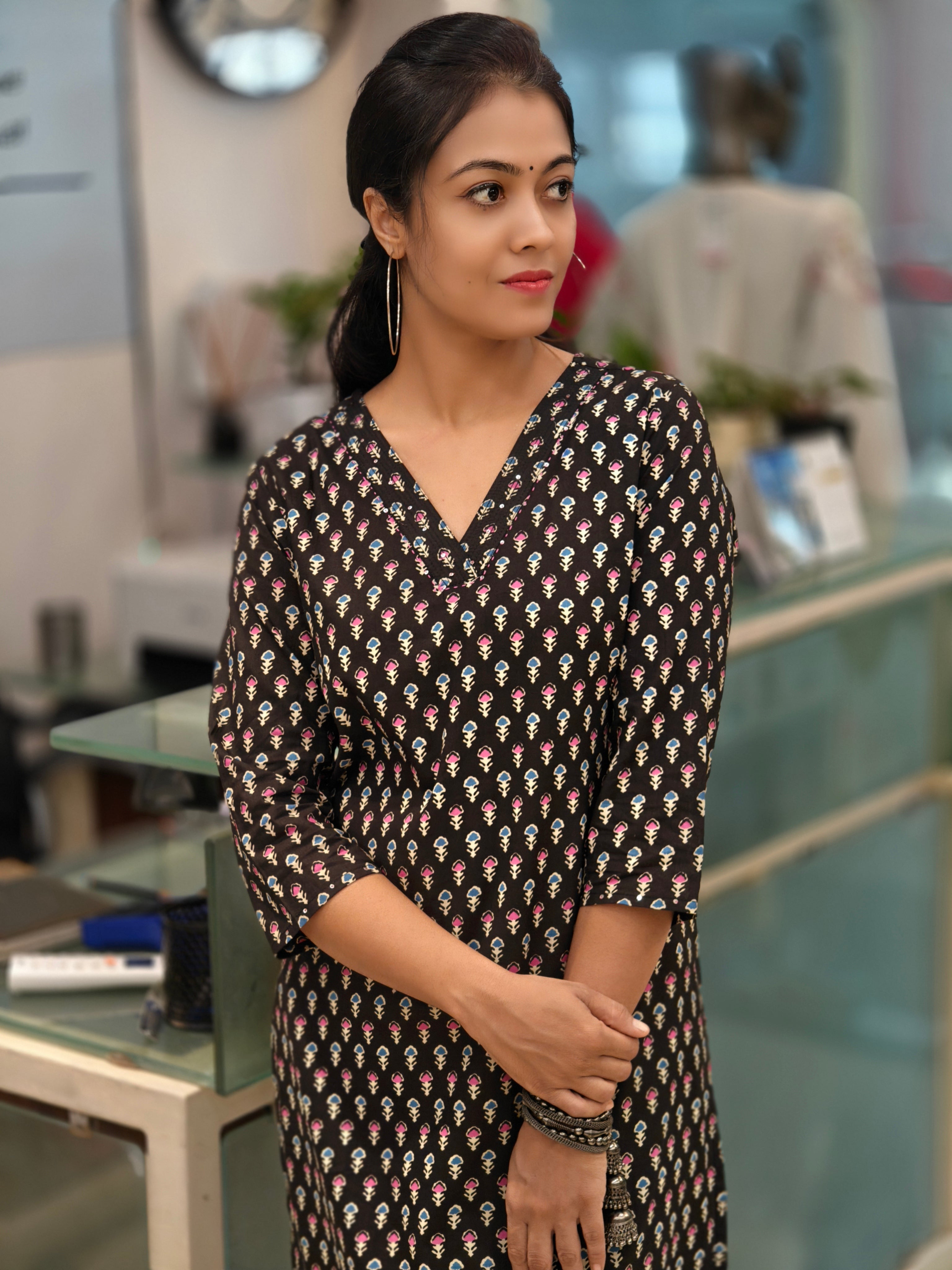 Pure Cotton Kurti 011838