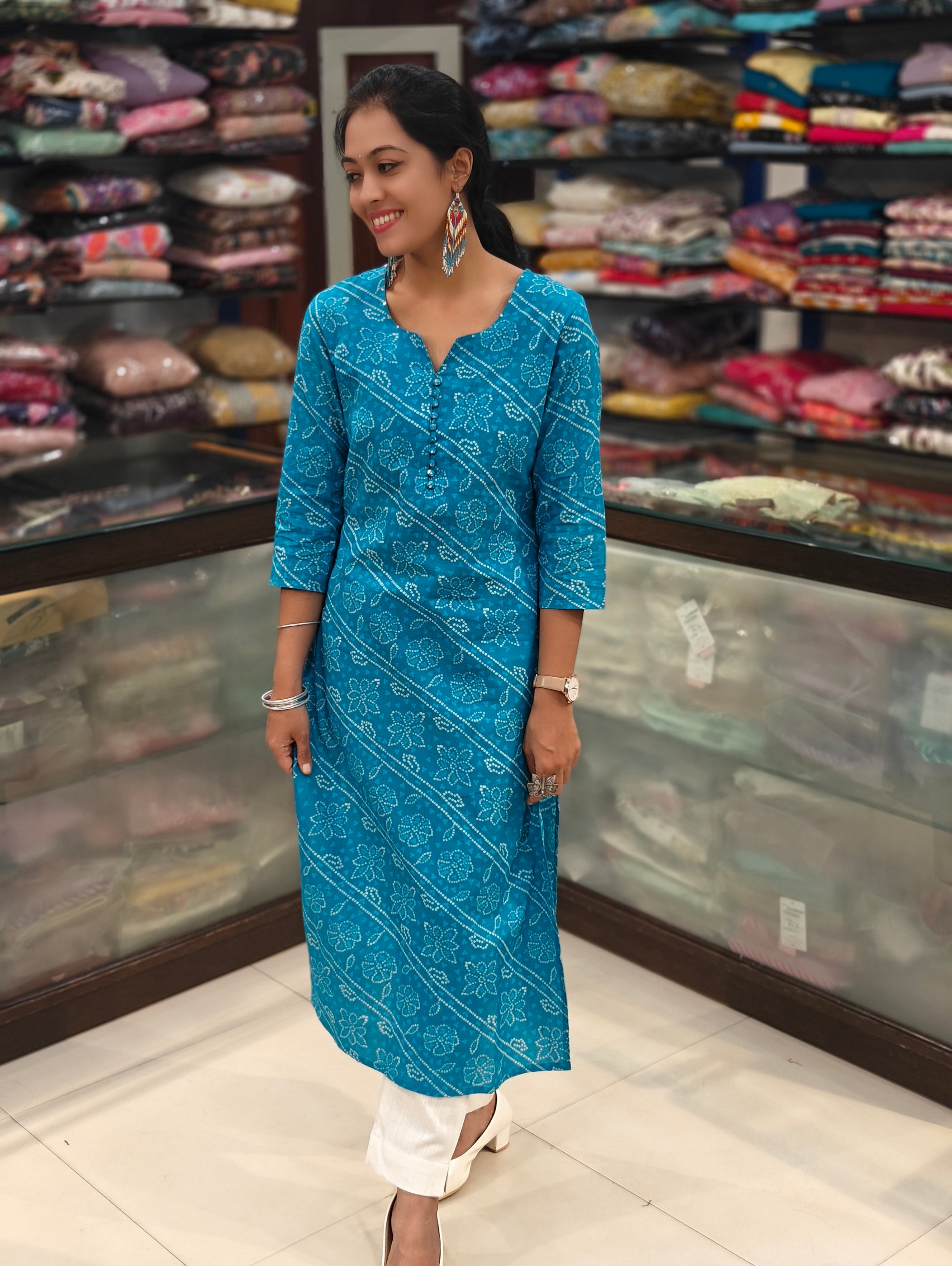 Pure Cotton Kurti 011477