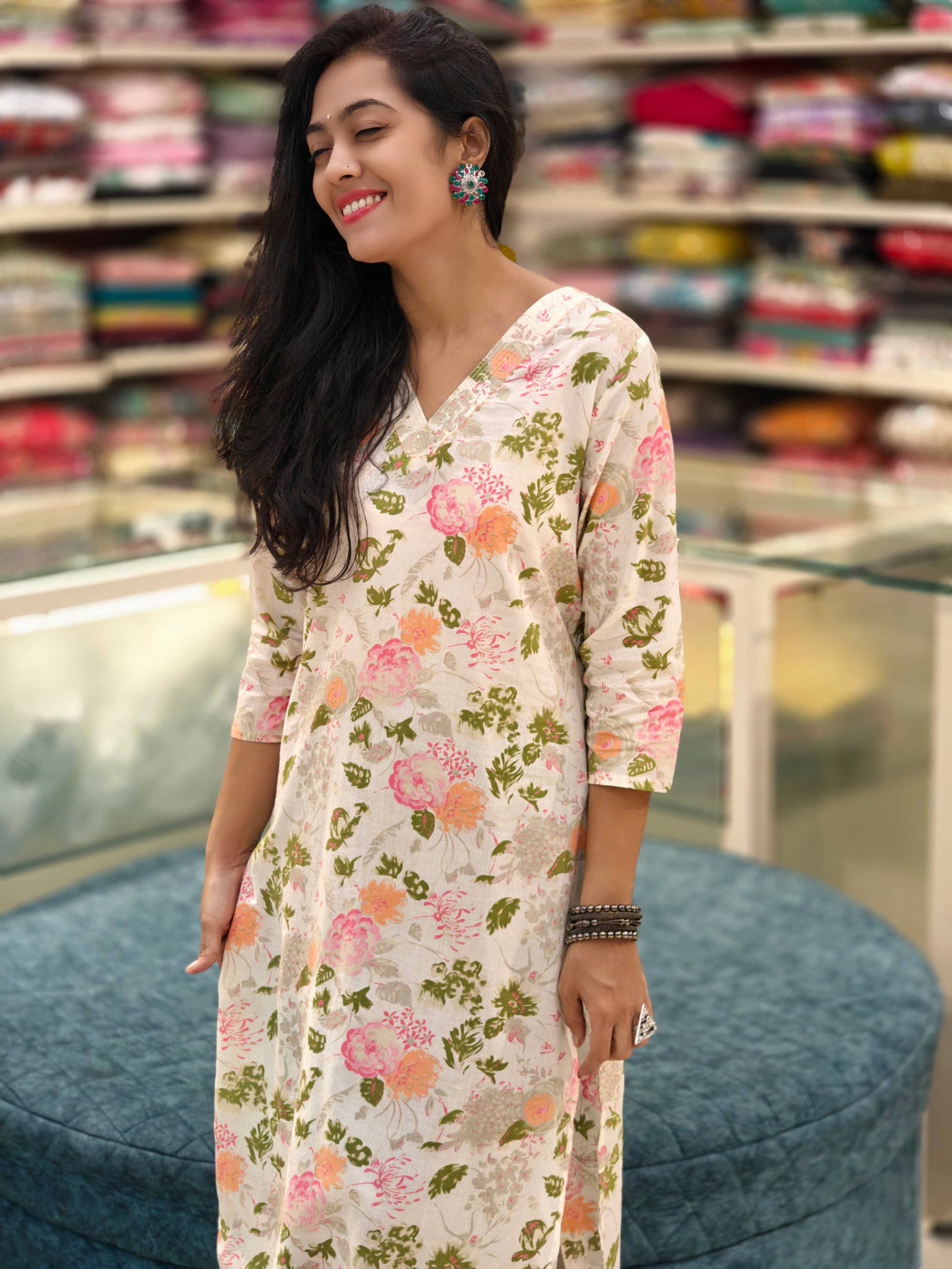 Pure Cotton Kurti 011832