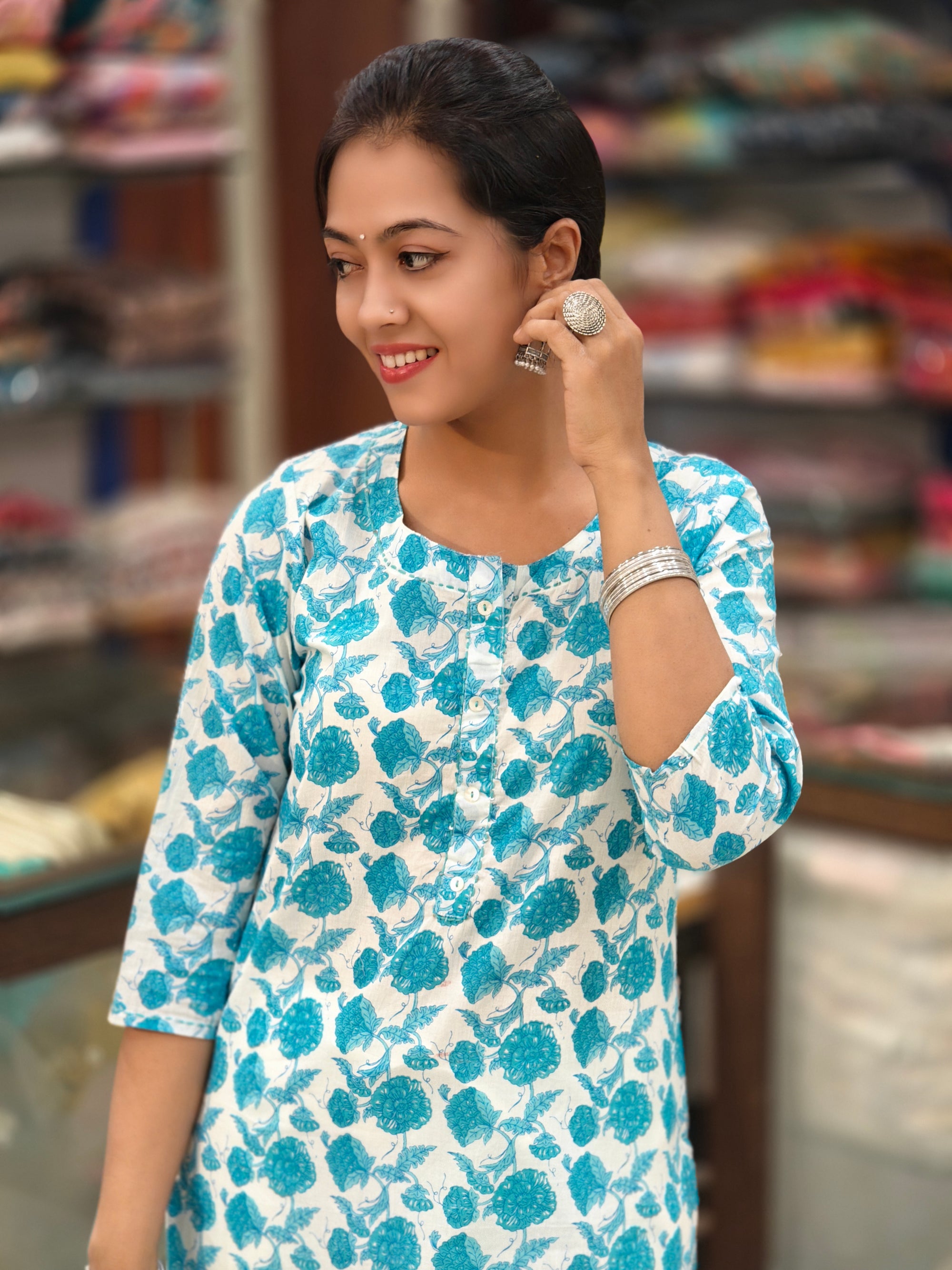 Pure Cotton Kurti 011643
