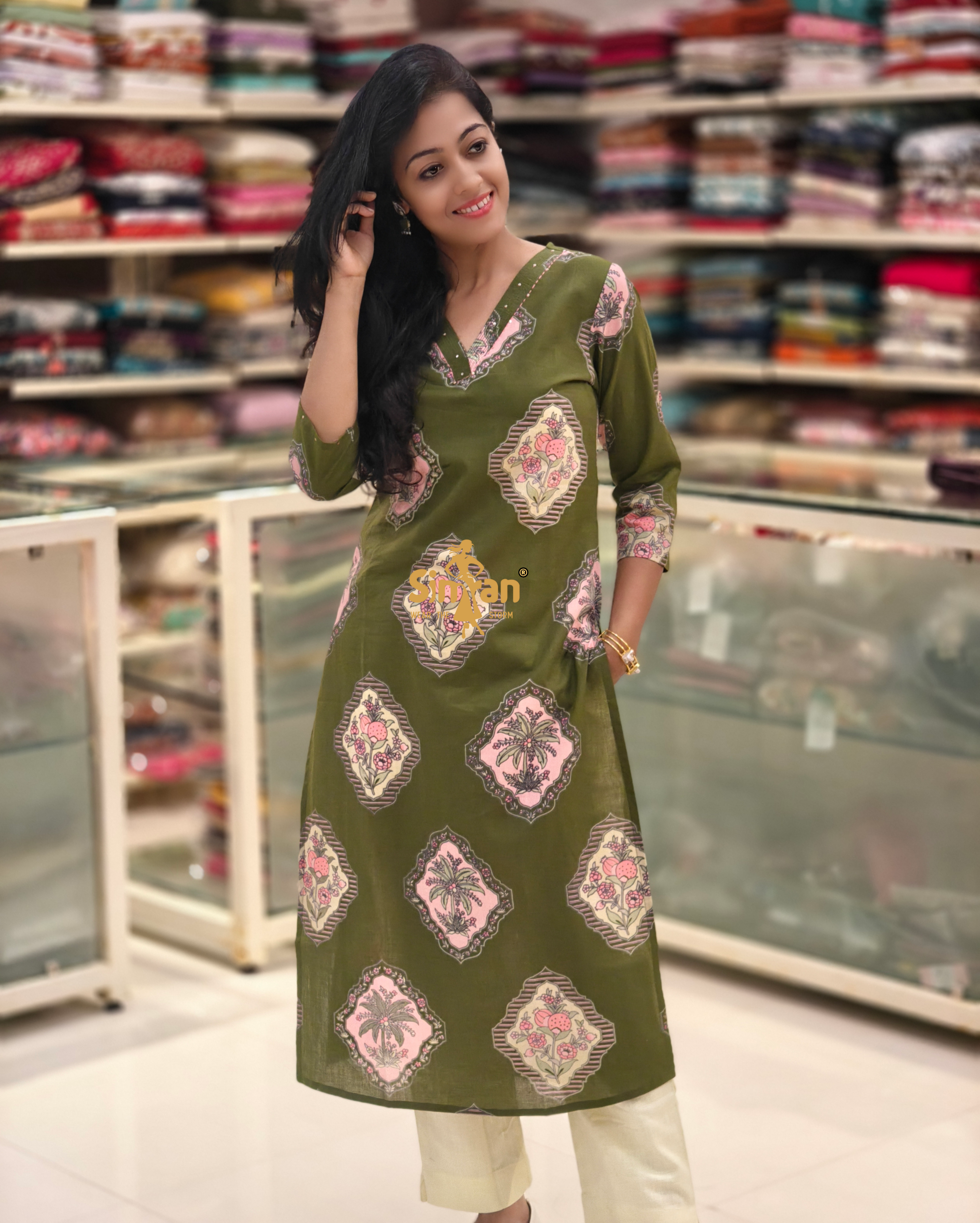 Pure Cotton Kurti 014166