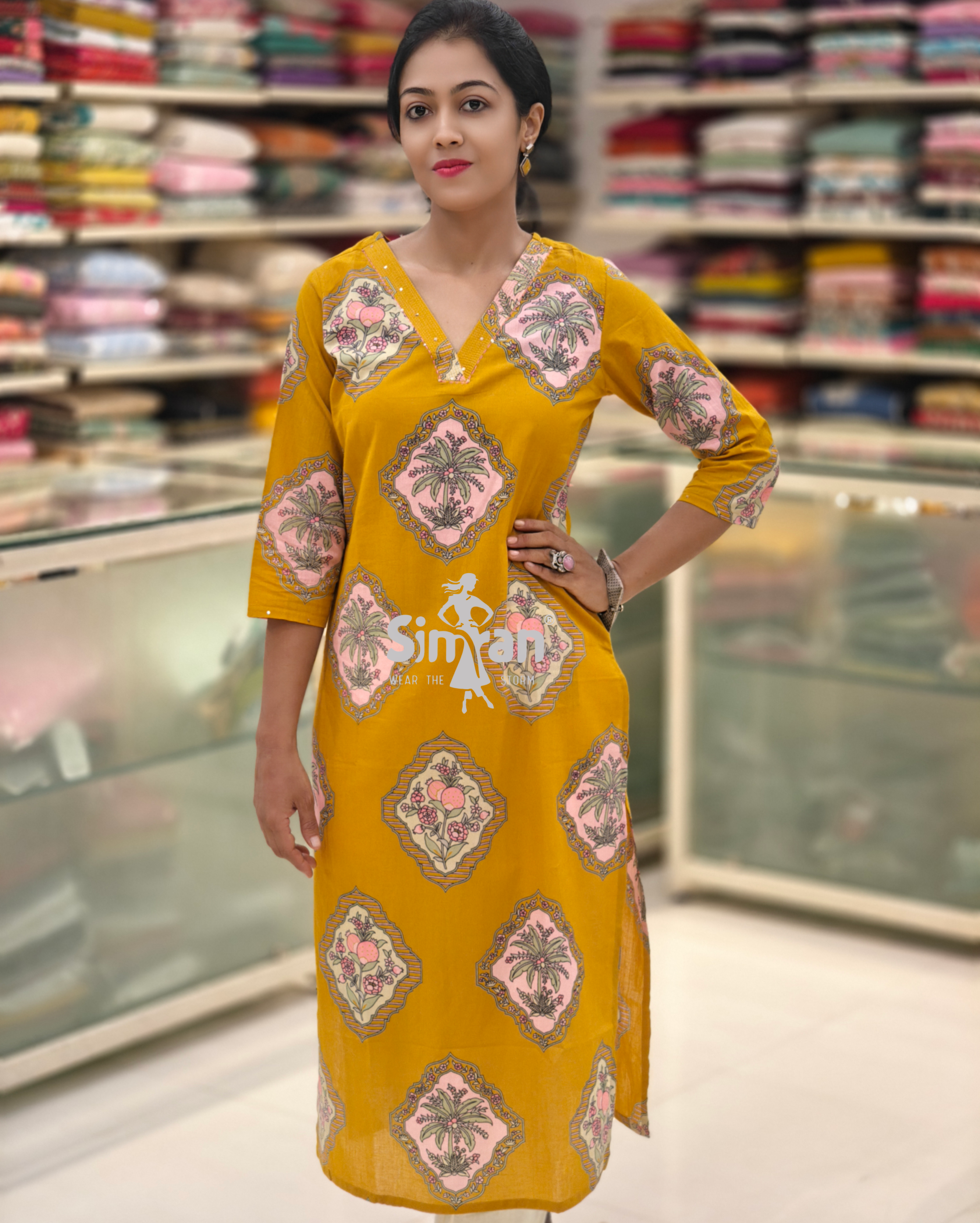 Pure Cotton Kurti 014165