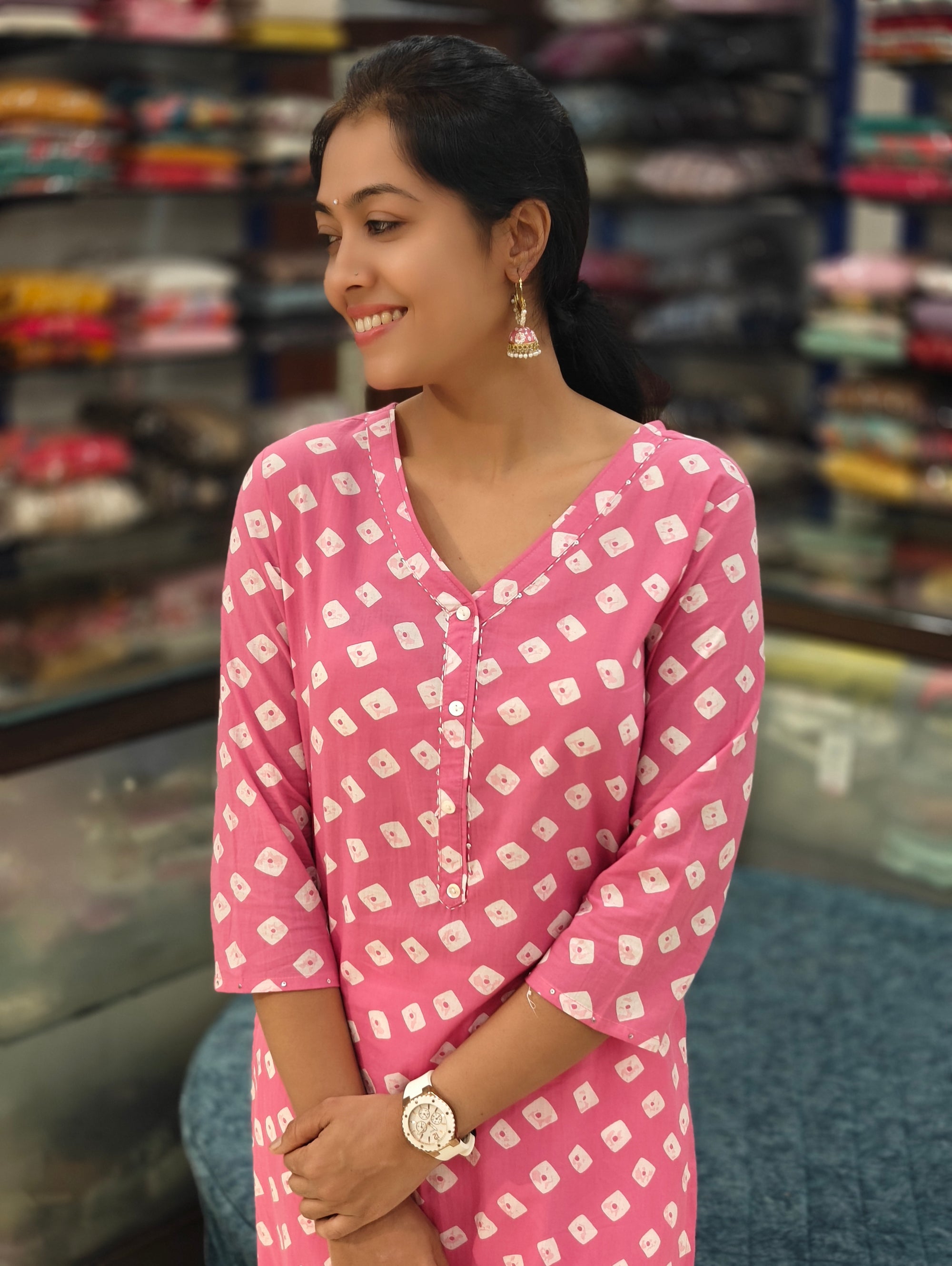 Pure Cotton Kurti 011490